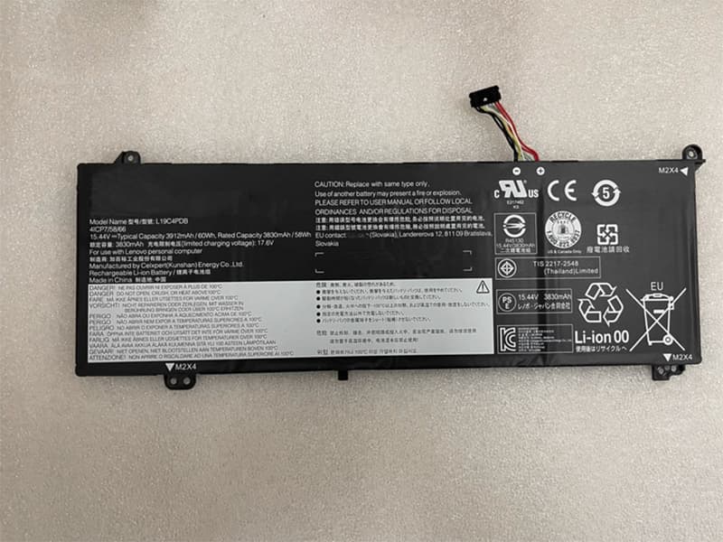 Batteri til Bærebar og notebooks L19C4PDB