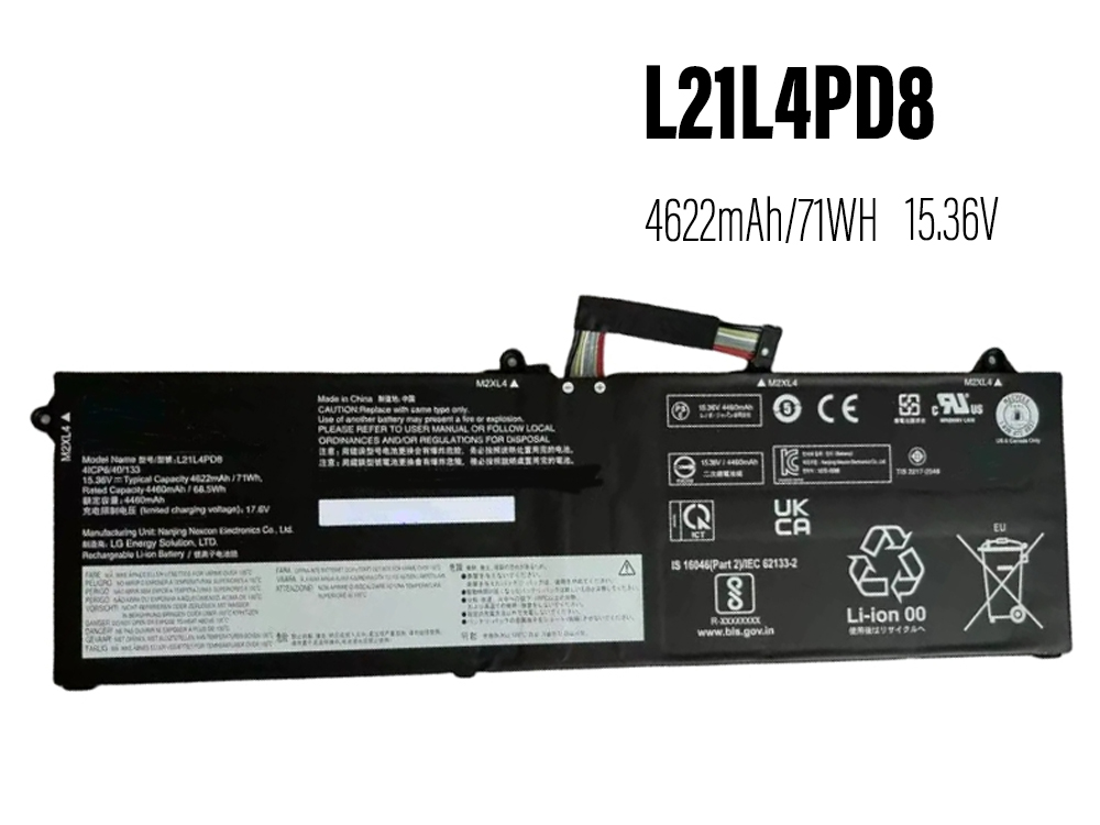 Batteri til Bærebar og notebooks L21L4PD8