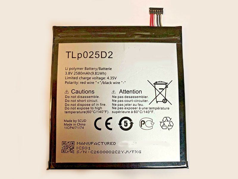 TLp025D2 battery