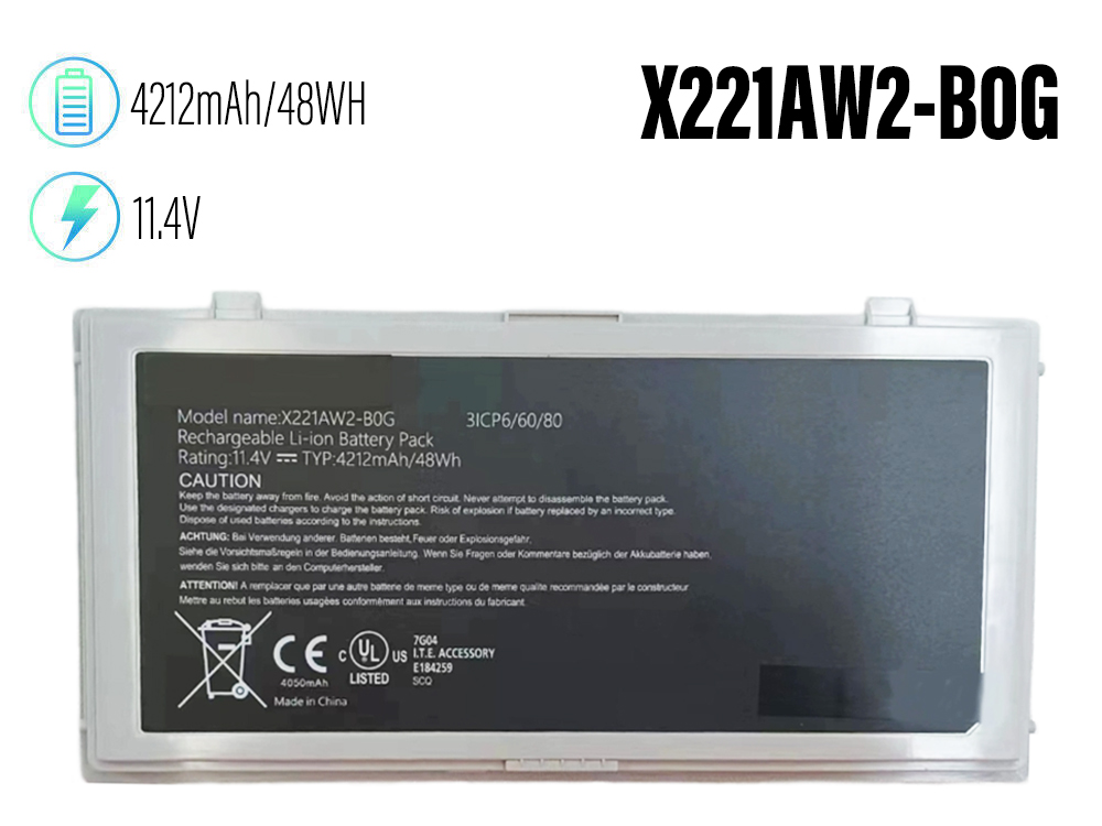 Batteri til Bærebar og notebooks X221AW2-B0G